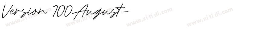 Version 100August字体转换